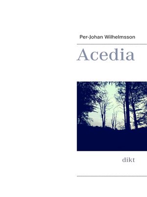 cover image of Acedia